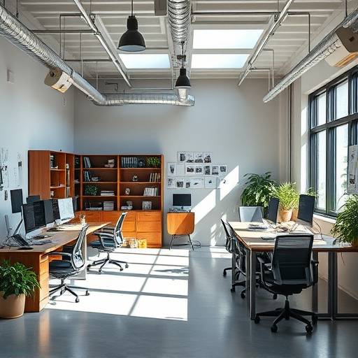 Location Scout Pro Office, showcasing a modern and collaborative workspace.